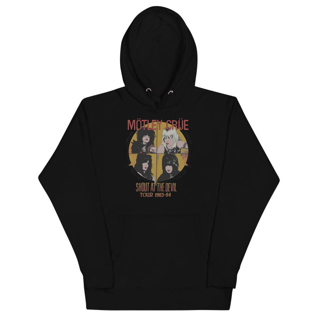 Motley Crue Shout 83/84 Tour Classic Hoodie []