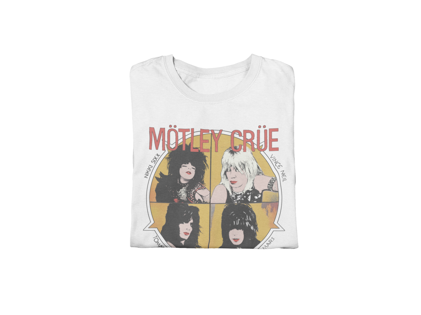 MERCHMOMENT Motley Crue - Shout 83/84 Tour Jumbo Print T-Shirt [Apparel]