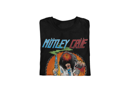 MERCHMOMENT Motley Crue Smoking Allister Jumbo Print T-shirt [Apparel]