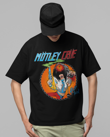 MERCHMOMENT Motley Crue Smoking Allister Jumbo Print T-shirt [Apparel]