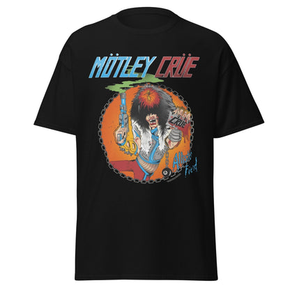 MERCHMOMENT Motley Crue Smoking Allister Jumbo Print T-shirt [Apparel]