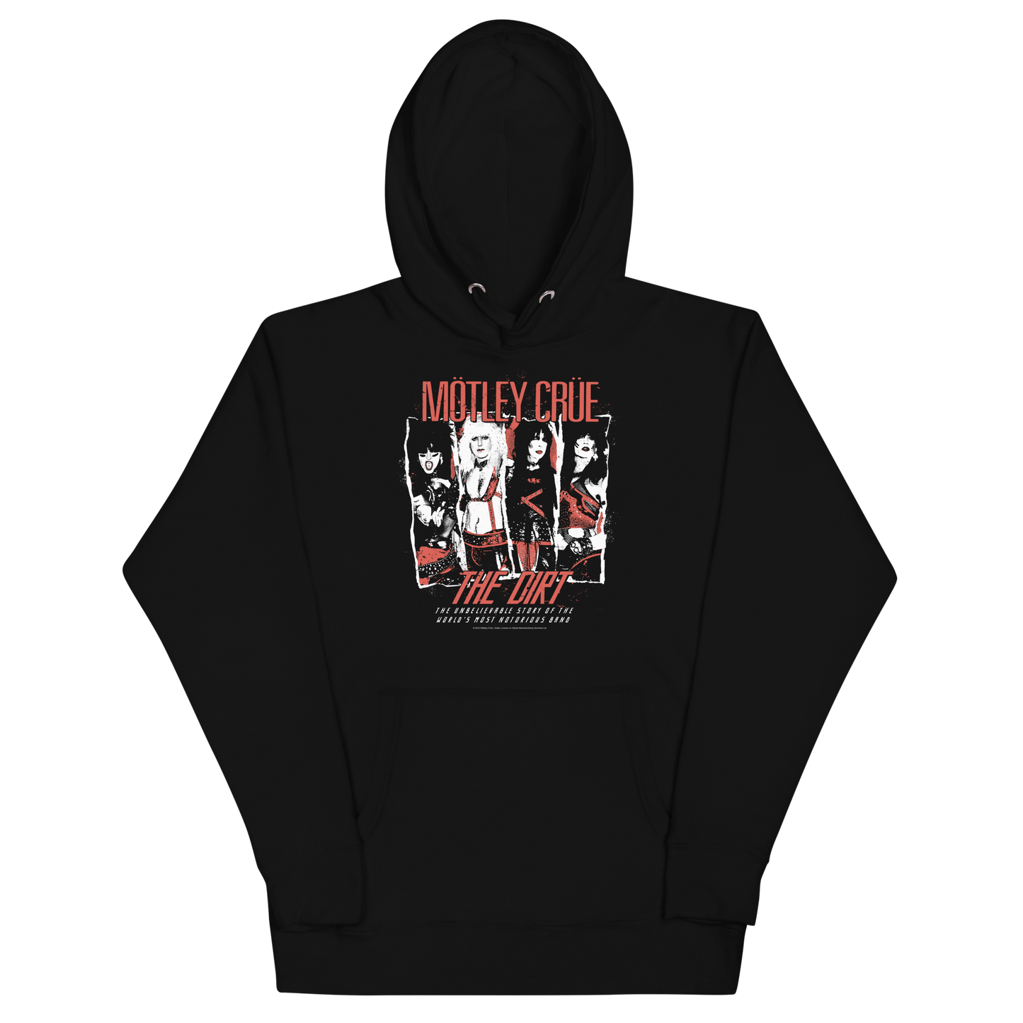 MERCHMOMENT Motley Crue The Dirt Classic Hoodie [Apparel]