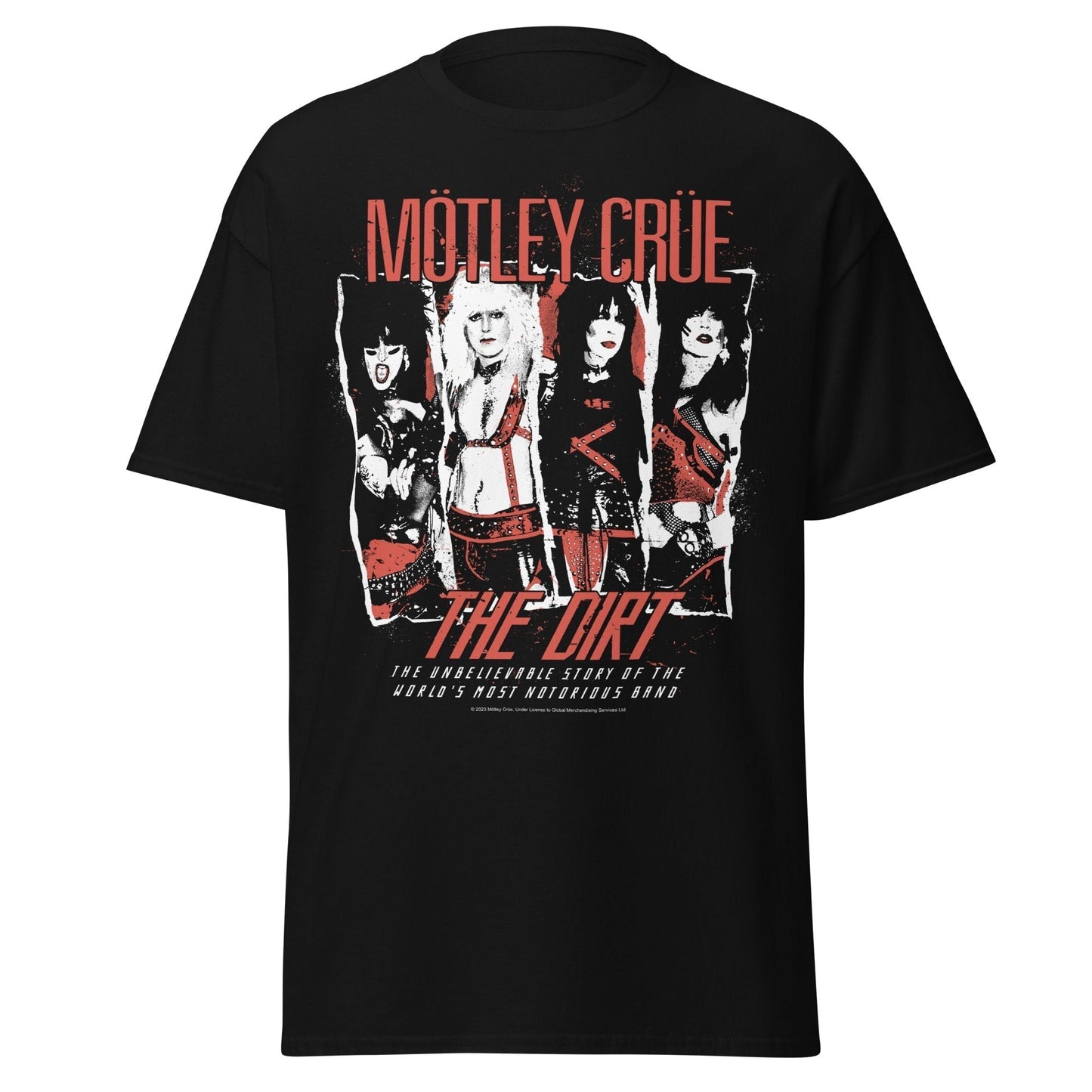 MERCHMOMENT Motley Crue the Dirt Jumbo Print T-shirt [Apparel]