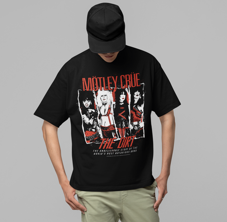 Stakes - Motley Crue the Dirt Jumbo Print T-shirt []