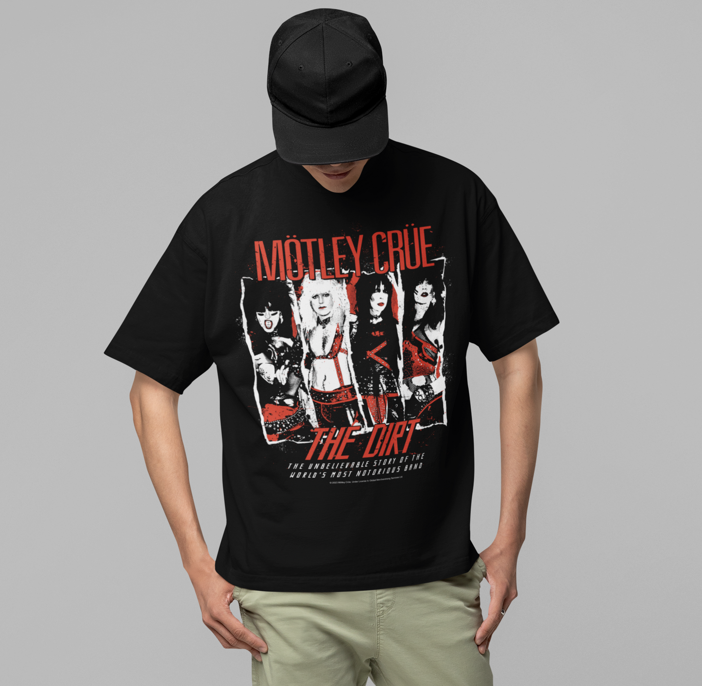 MERCHMOMENT Motley Crue the Dirt Jumbo Print T-shirt [Apparel]