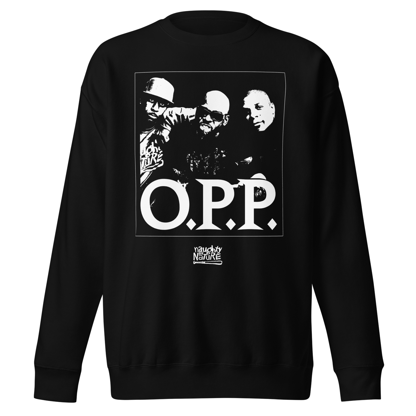 MERCHMOMENT Naughty by Nature O.P.P. Jumbo Print Sweatshirt [Apparel]