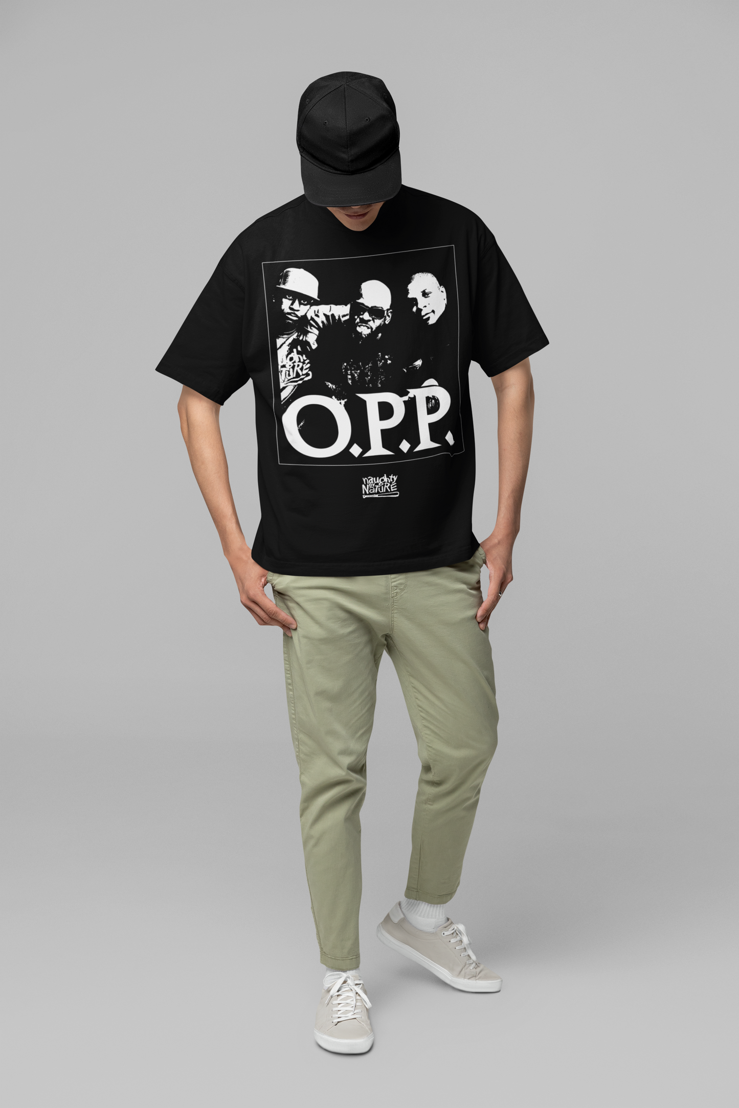MERCHMOMENT Naughty by Nature O.P.P. Jumbo Print T-Shirt [Apparel]