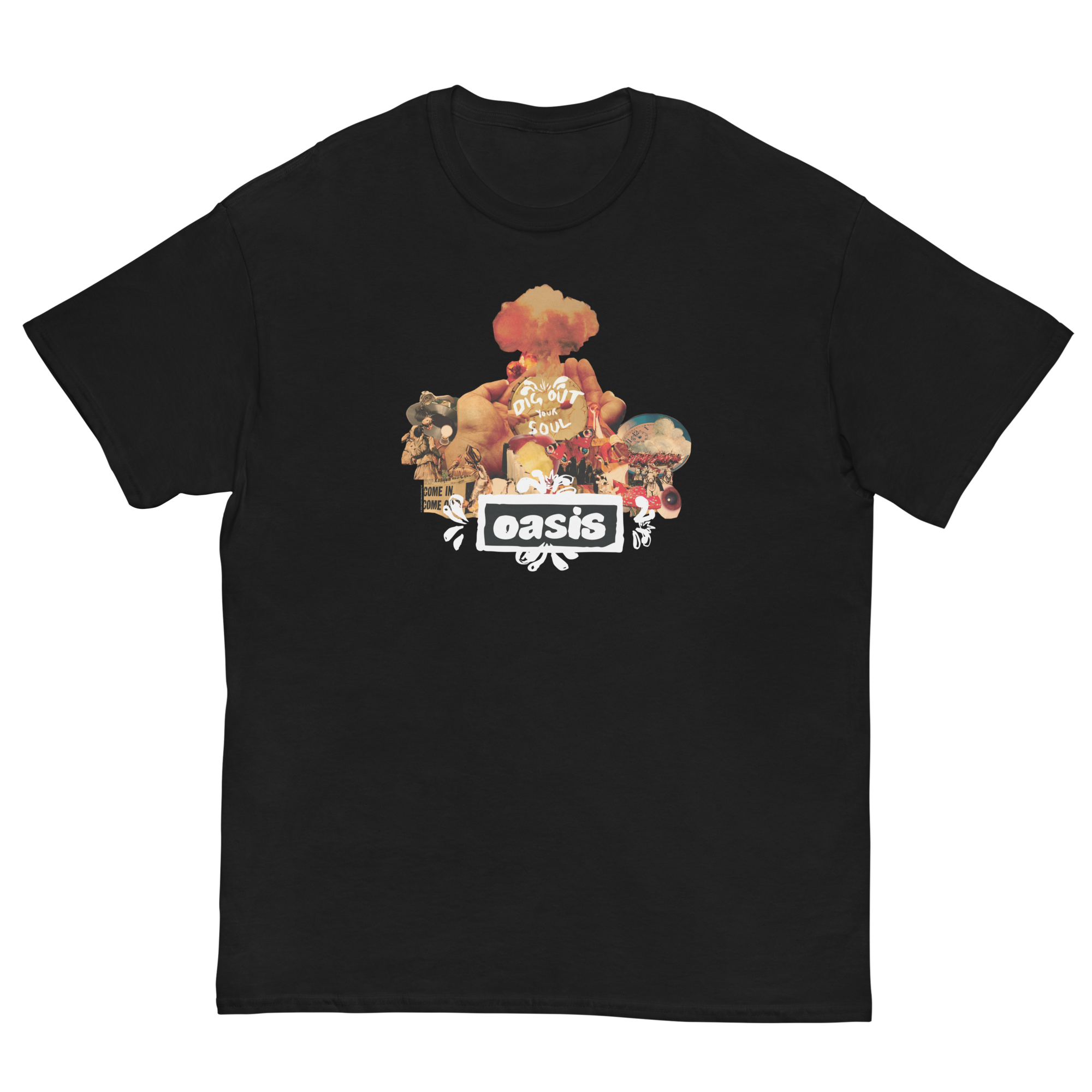 Oasis Collage Jumbo Print T-Shirt []