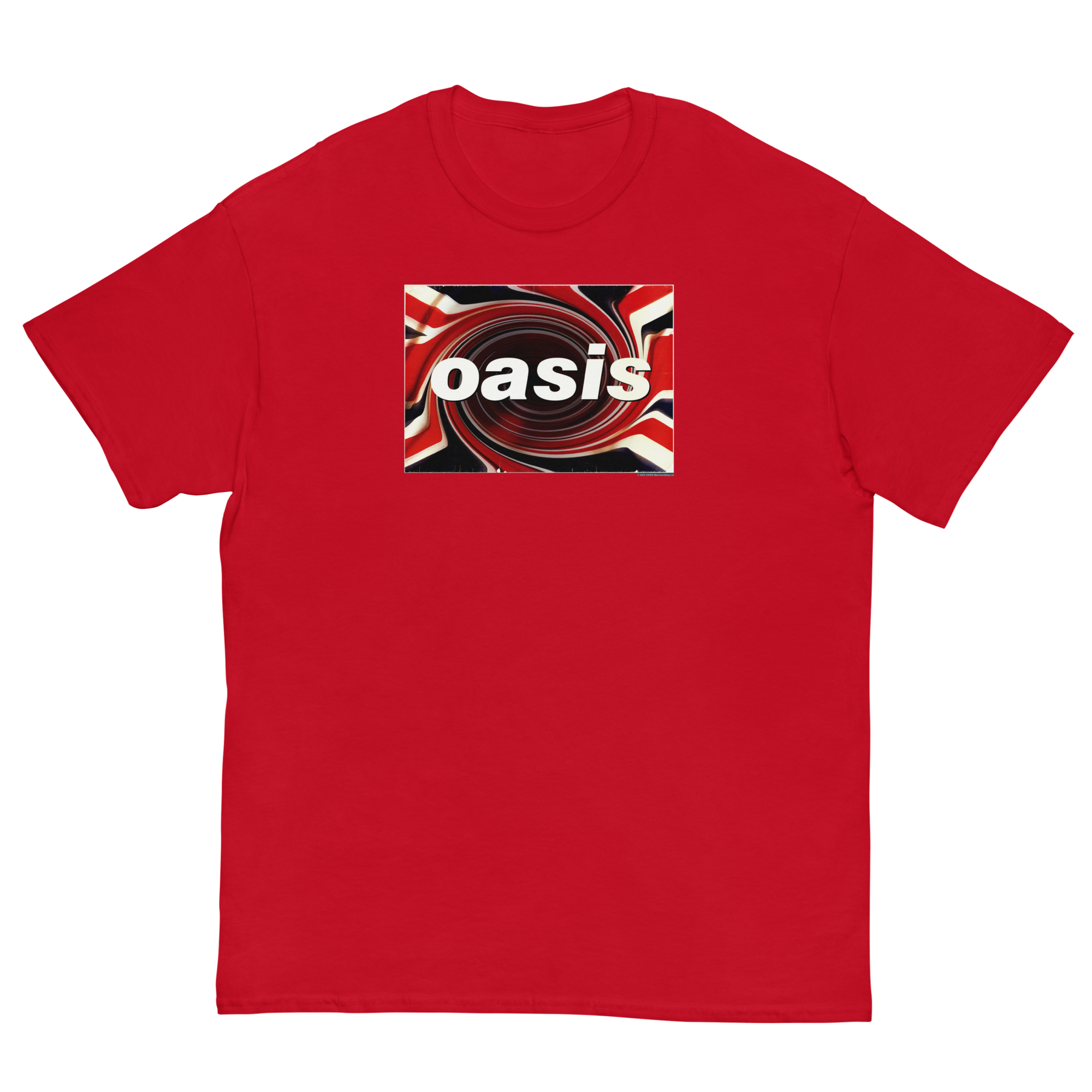 Oasis Union Jack Jumbo Print T-Shirt [Apparel]
