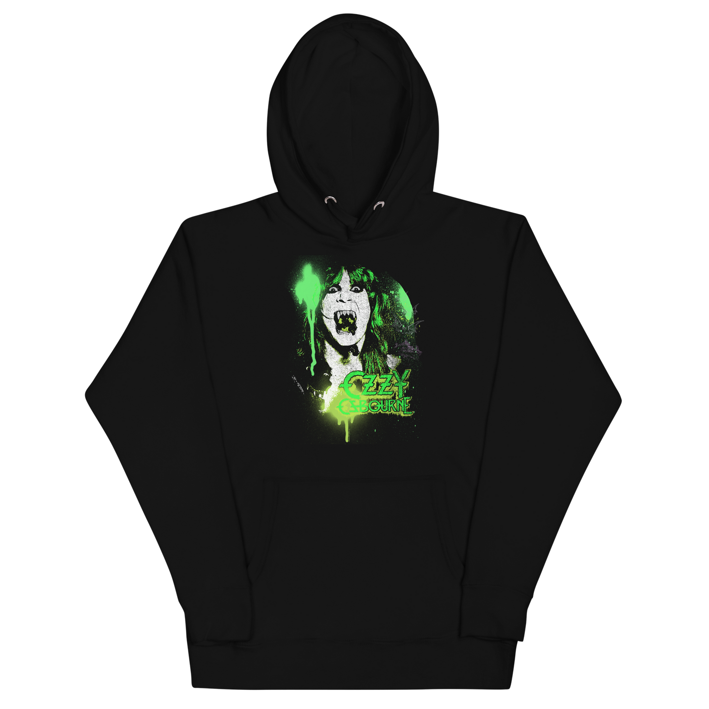 MERCHMOMENT Ozzy Osbourne Green Screaming Classic Hoodie [Apparel]
