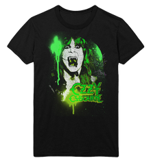 Ozzy Osbourne Green Screaming Jumbo Print T-Shirt []