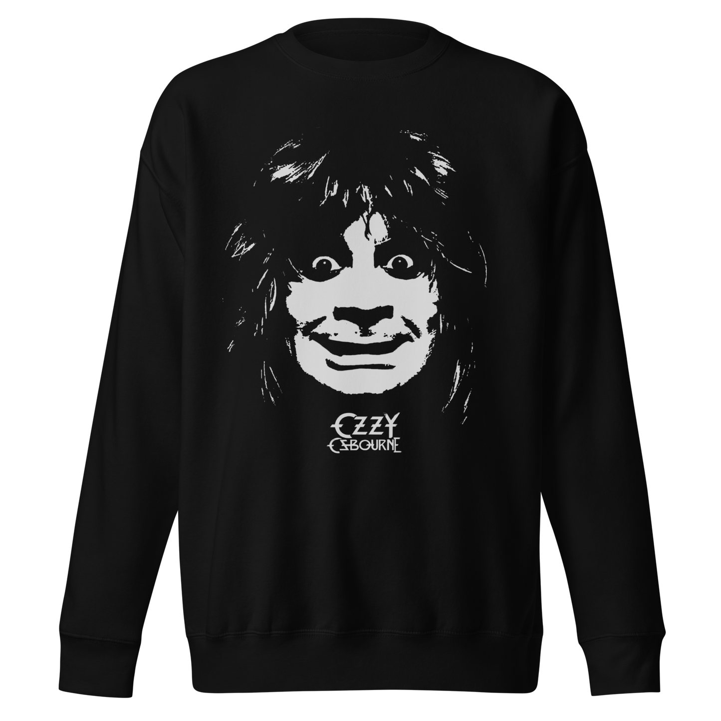 MERCHMOMENT Ozzy Osbourne - Hello Jumbo Print Sweatshirt [Apparel]
