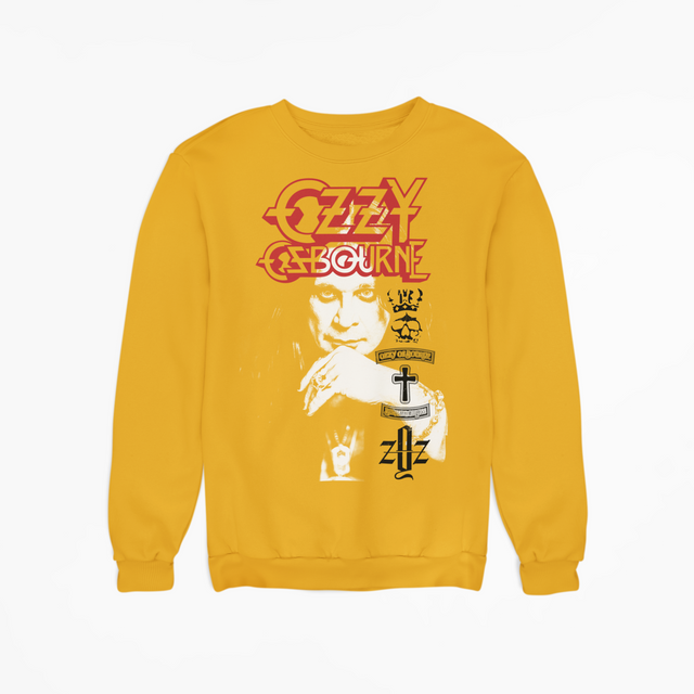 Stakes - Ozzy Osbourne Holy Trinity Jumbo Print Sweatshirt []