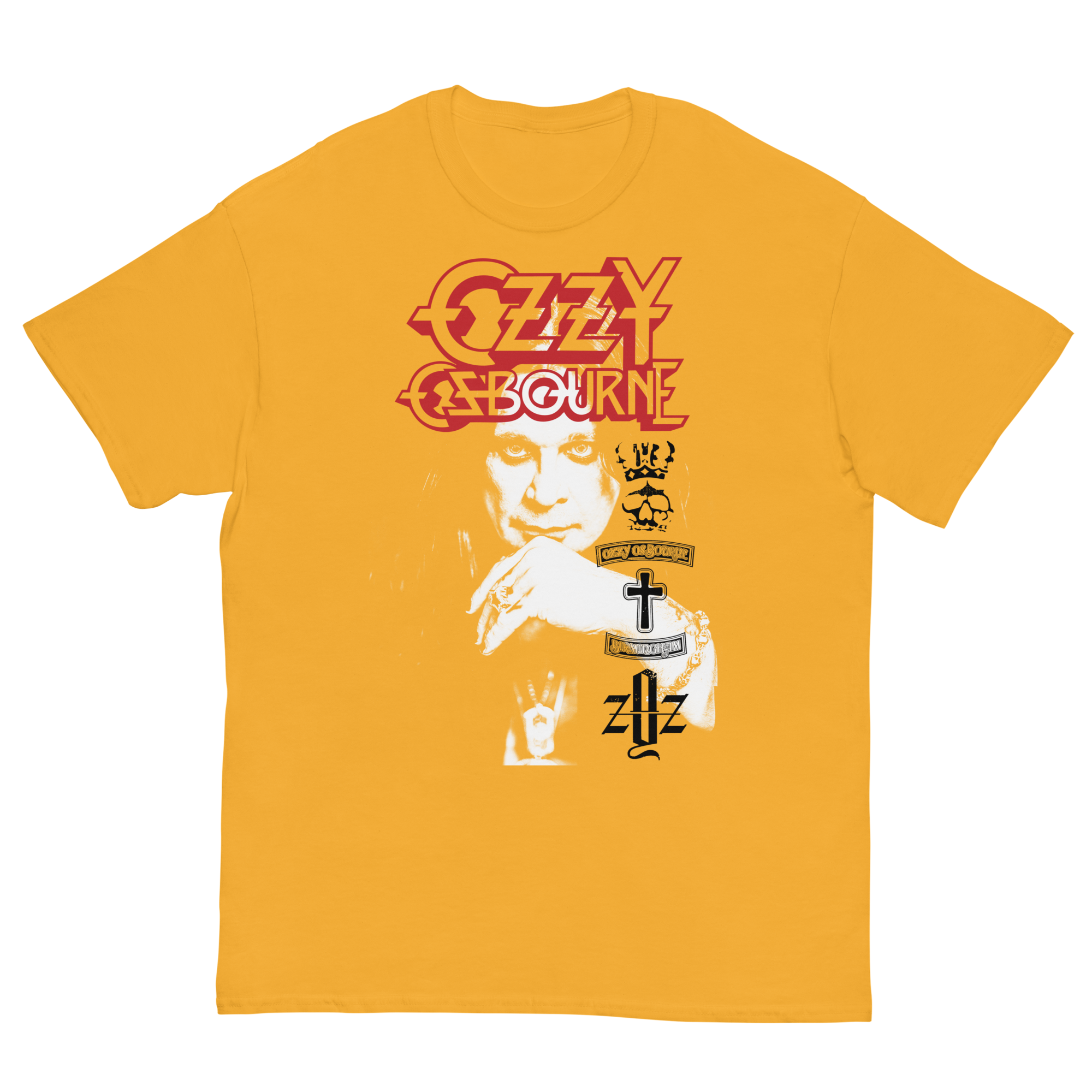 Ozzy Osbourne Holy Trinity Jumbo Print T-Shirt [Apparel]