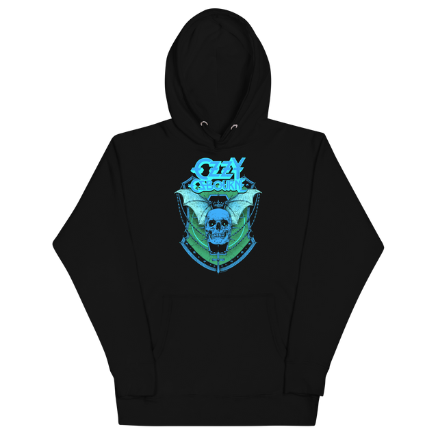 Stakes - Ozzy Osbourne Neon Blue Bat Classic Hoodie []