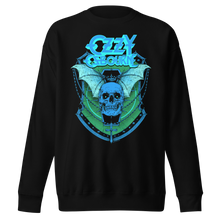 MERCHMOMENT Ozzy Osbourne Neon Blue Bat Jumbo Print Sweatshirt [Apparel]