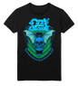 MERCHMOMENT Ozzy Osbourne Neon Blue Bat Jumbo Print T-Shirt [Apparel]
