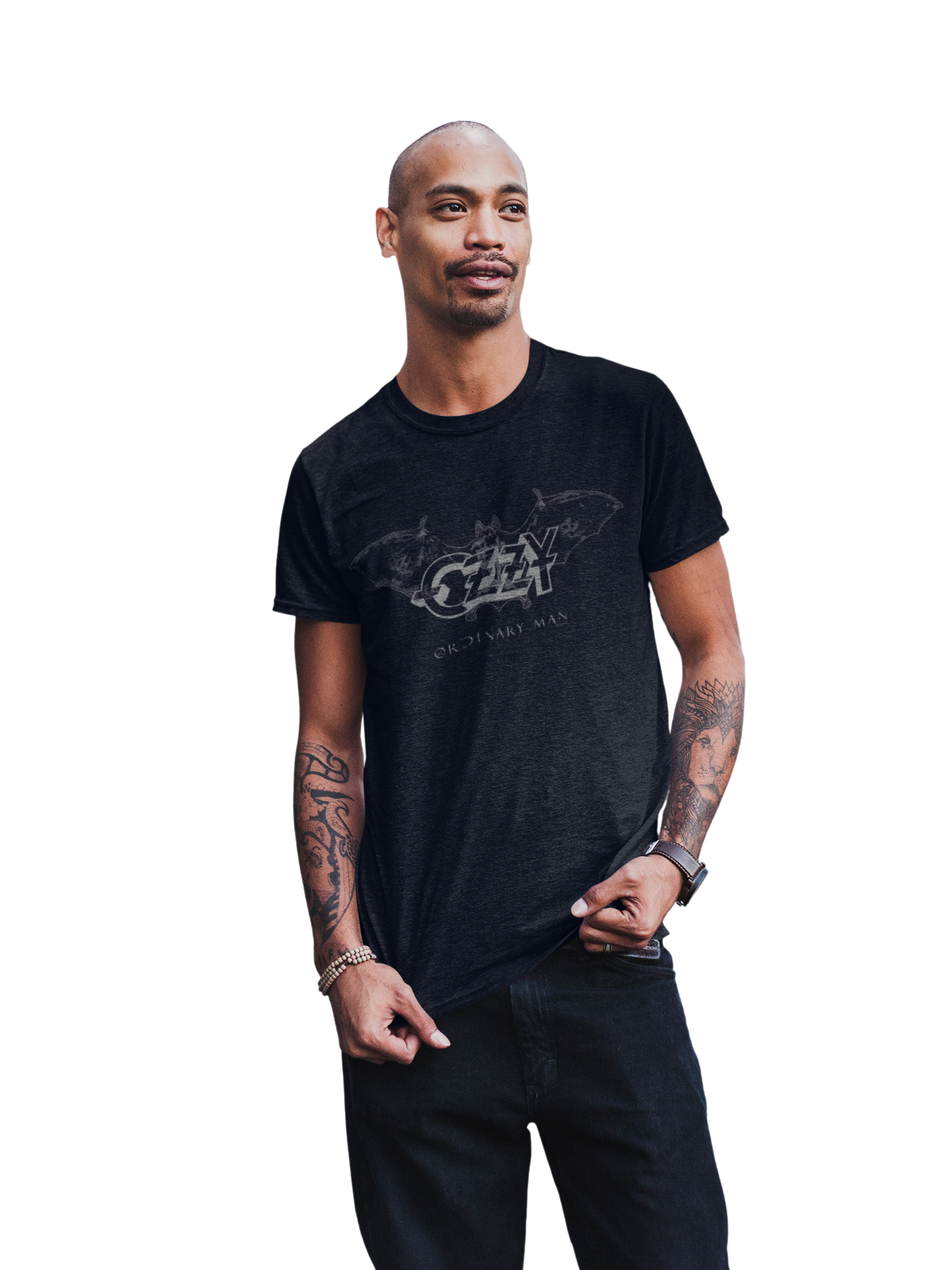 MERCHMOMENT Ozzy Osbourne - Ordinary Man Jumbo Print T-Shirt [Apparel]
