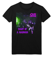MERCHMOMENT Ozzy Osbourne Purple Diary Jumbo Print T-Shirt [Apparel]