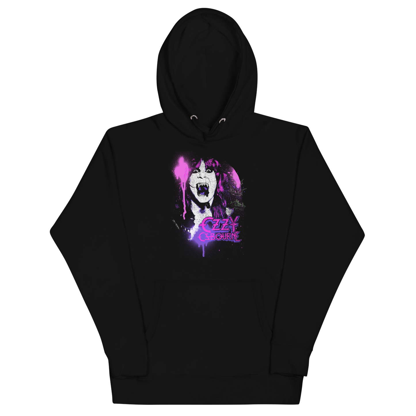 MERCHMOMENT Ozzy Osbourne Purple Screaming Classic Hoodie [Apparel]