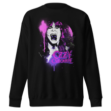 MERCHMOMENT Ozzy Osbourne Purple Screaming Jumbo Print Sweatshirt [Apparel]