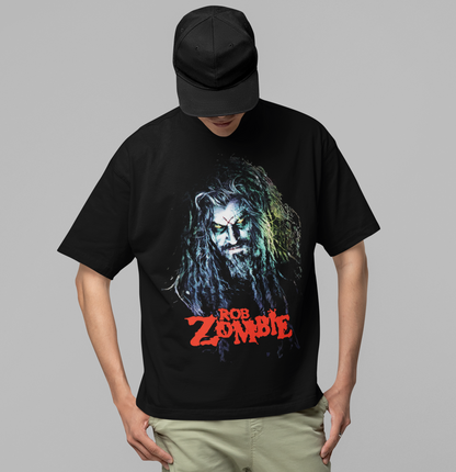 MERCHMOMENT Rob Zombie - Classic Logo Jumbo Print T-Shirt [Apparel]