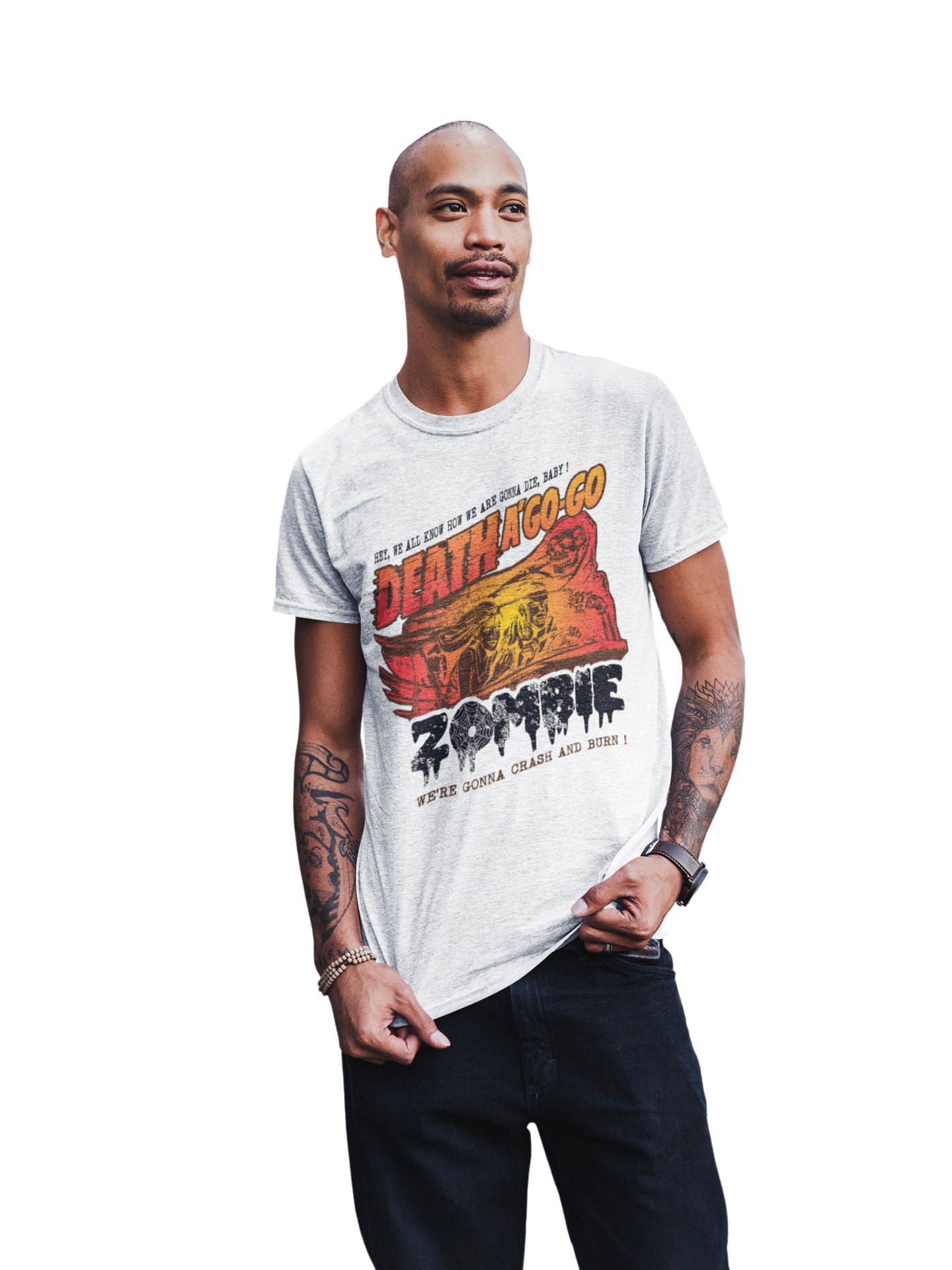 MERCHMOMENT Rob Zombie - Death a Go Go Jumbo Print T-Shirt [Apparel]