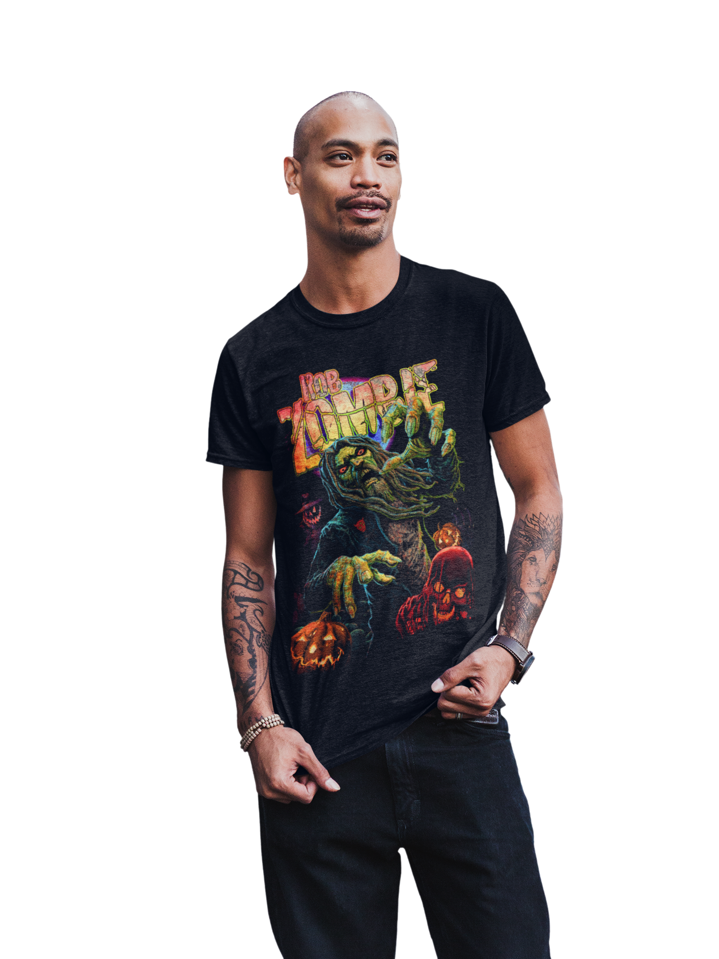 MERCHMOMENT Rob Zombie - Halloween Jumbo Print T-Shirt [Apparel]