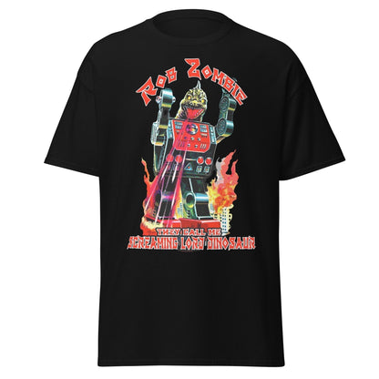 MERCHMOMENT Rob Zombie Lord Dinosaur Jumbo Print T-Shirt [Apparel]