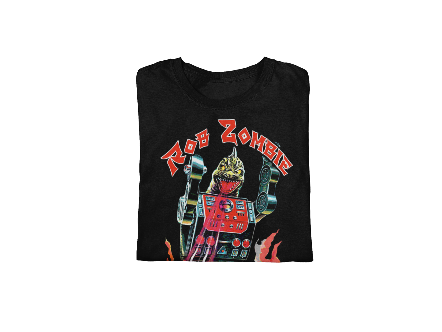MERCHMOMENT Rob Zombie Lord Dinosaur Jumbo Print T-Shirt [Apparel]