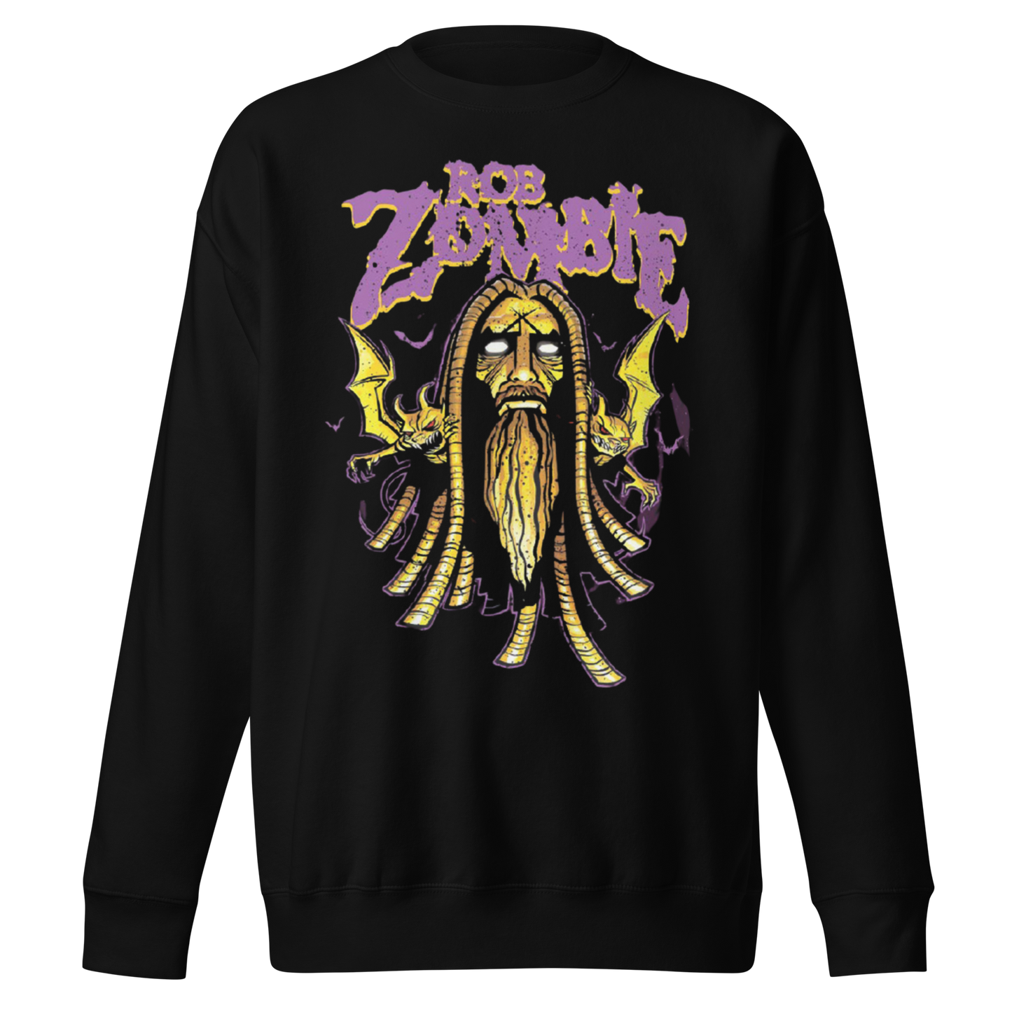MERCHMOMENT Rob Zombie Pagan Jumbo Print Sweatshirt [Apparel]
