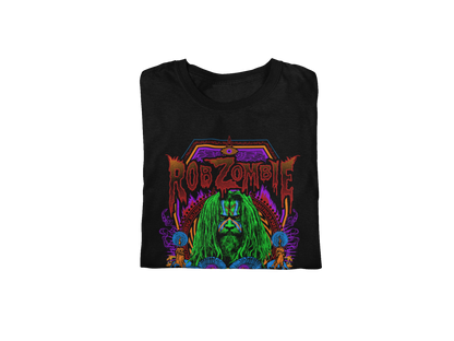 MERCHMOMENT Rob Zombie - Pyschedelic Jumbo Print T-Shirt [Apparel]