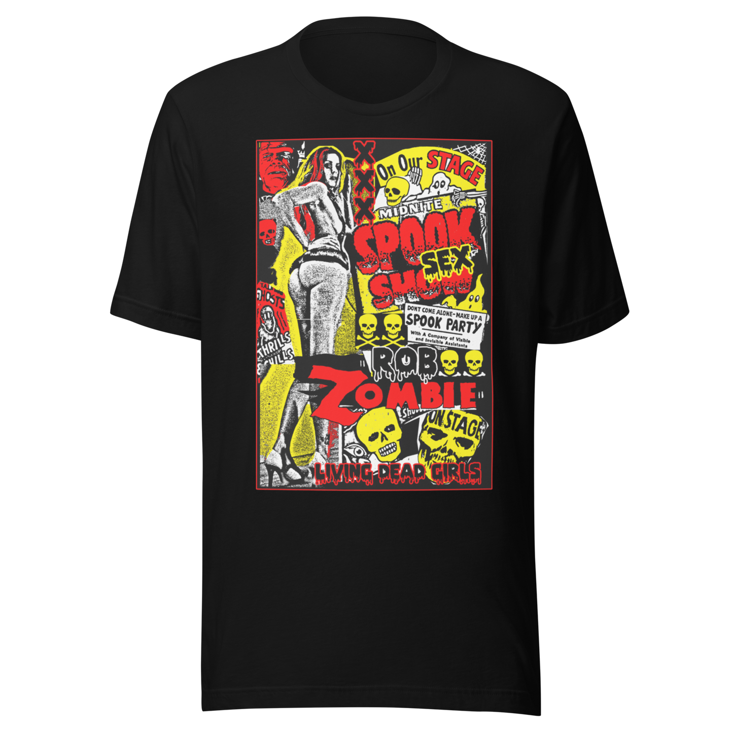 MERCHMOMENT Rob Zombie Spook Shop Jumbo Print T-Shirt [Apparel]