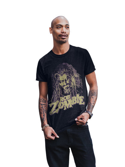 Rob Zombie - Vintage Early 2000s Jumbo Print T-Shirt []