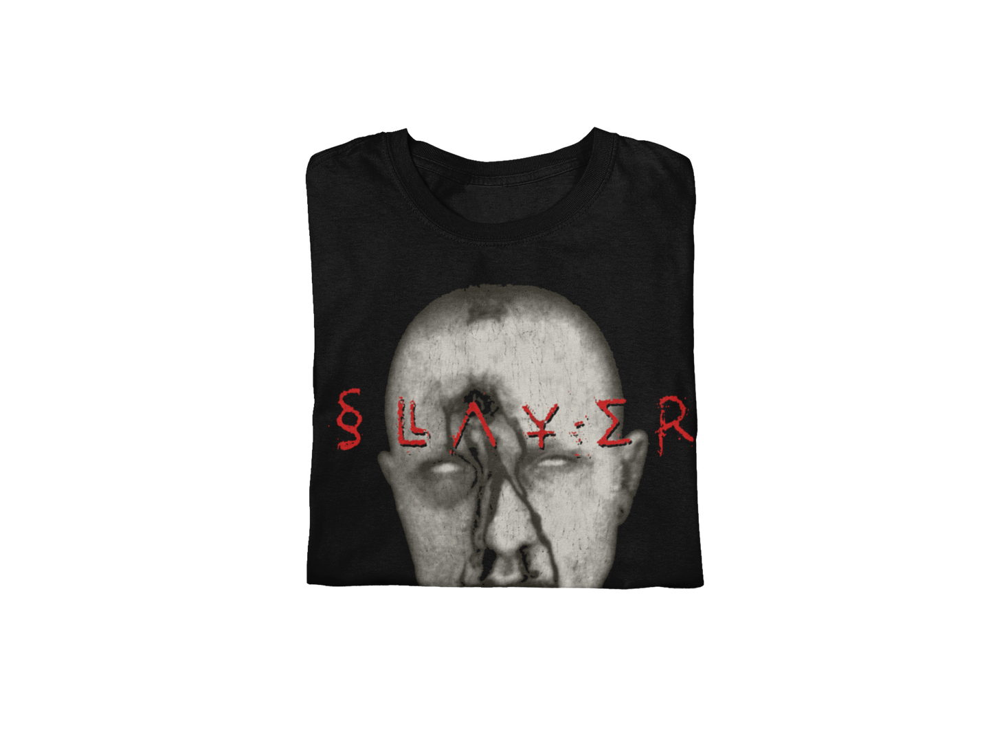 MERCHMOMENT Slayer Blank Eyes Jumbo Print T-shirt [Apparel]