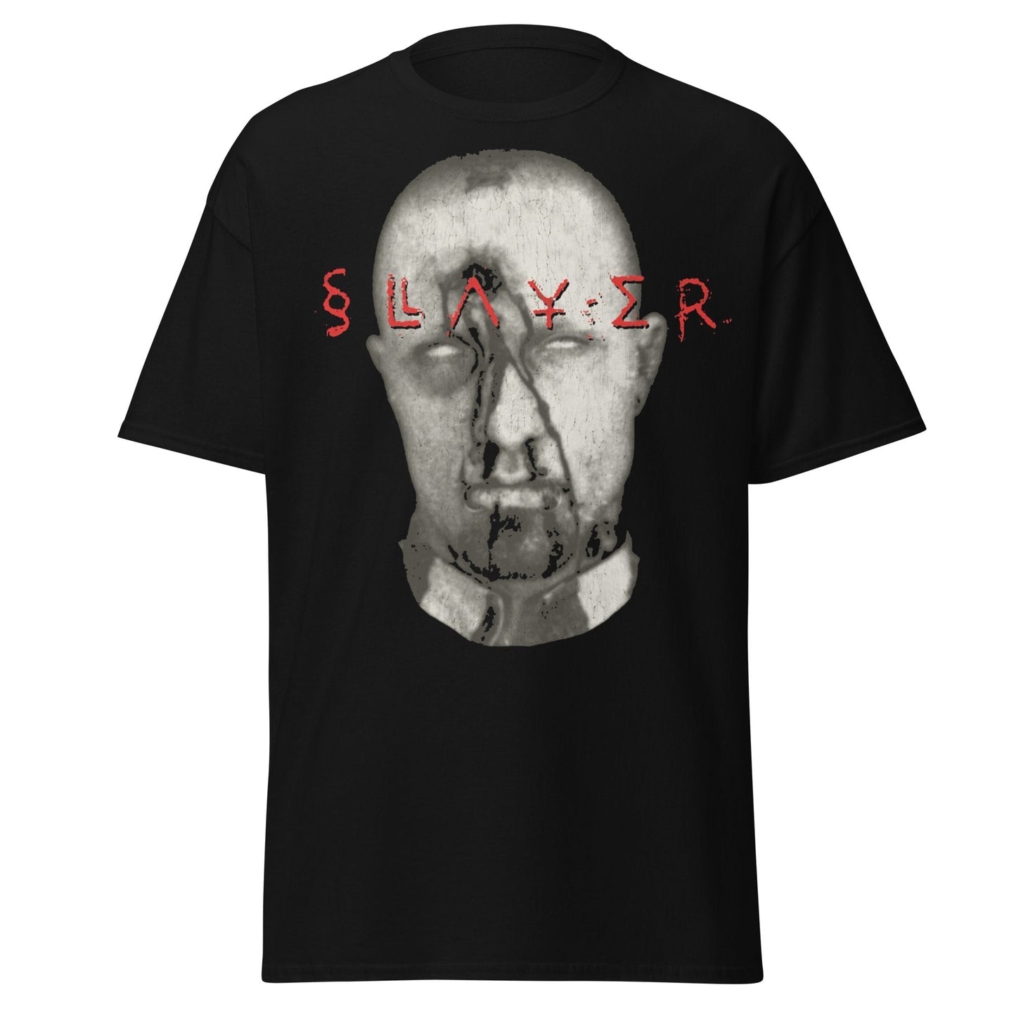 MERCHMOMENT Slayer Blank Eyes Jumbo Print T-shirt [Apparel]