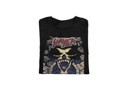MERCHMOMENT Slayer - Bow Down Jumbo Print T-Shirt [Apparel]