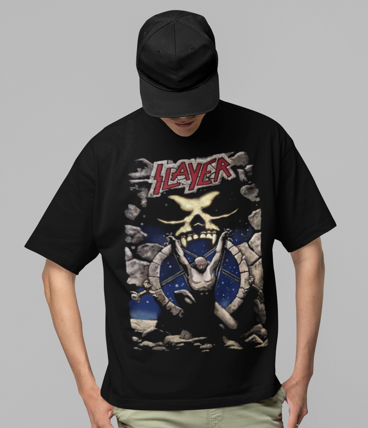 Slayer - Bow Down Jumbo Print T-Shirt []