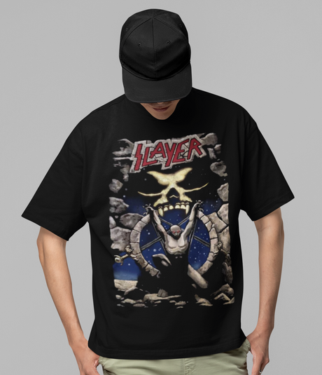 Stakes - Slayer - Bow Down Jumbo Print T-Shirt []