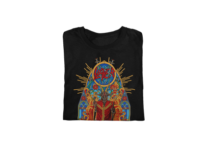 MERCHMOMENT Slayer - Chapel Jumbo Print T-Shirt [Apparel]