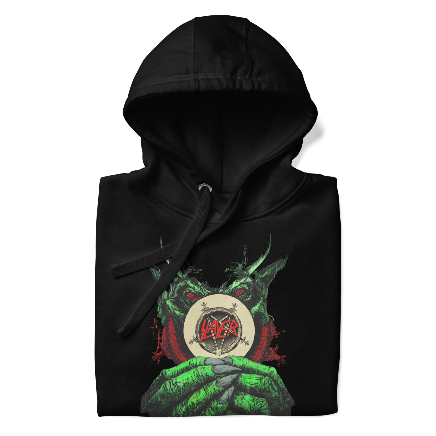 MERCHMOMENT Slayer Demon Hands Vintage Hoodie [Apparel]