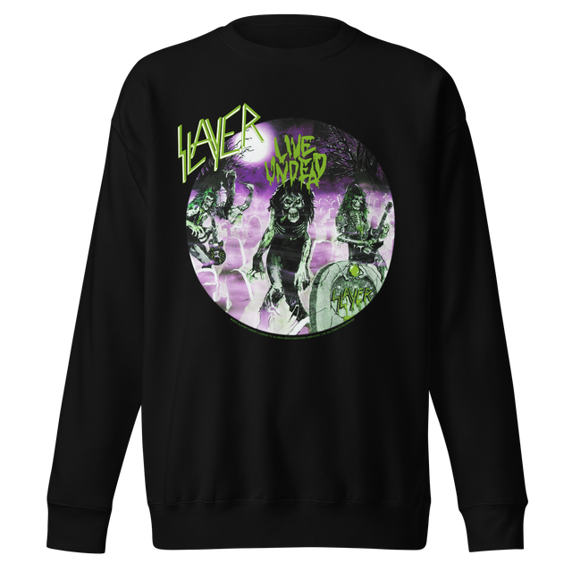 Stakes - Slayer Green Undead Jumbo Print Sweatshirt []