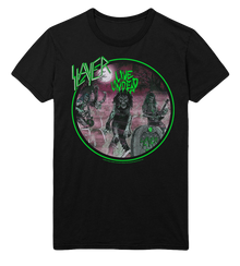 MERCHMOMENT Slayer Neon Green Undead Jumbo Print T-Shirt [Apparel]