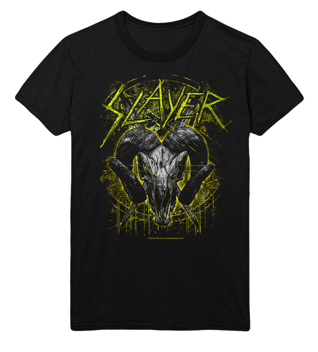 Stakes - Slayer Ram Horns Jumbo Print T-Shirt []