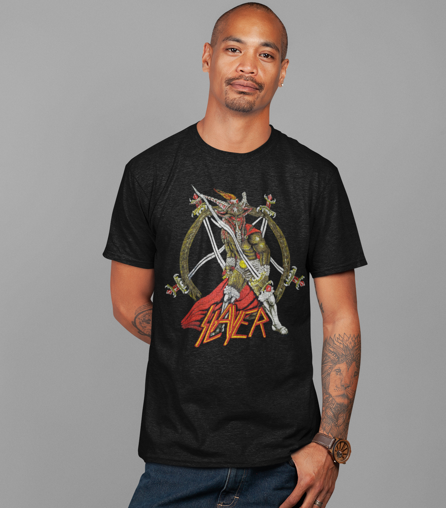Slayer - Show No Mercy Jumbo Print T-Shirt []