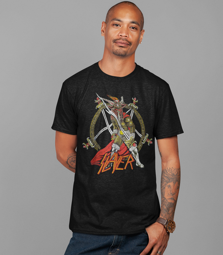 Stakes - Slayer - Show No Mercy Jumbo Print T-Shirt []