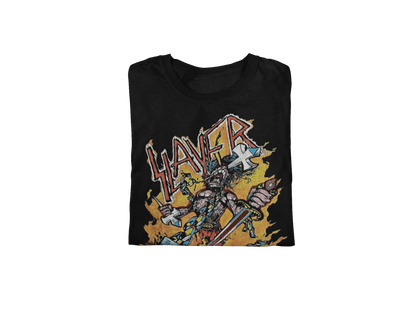 MERCHMOMENT Slayer - Slain By The Sword Jumbo Print T-Shirt [Apparel]
