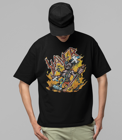 Slayer - Slain By The Sword Jumbo Print T-Shirt []