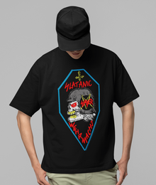 MERCHMOMENT Slayer - Slaytanic Jumbo Print T-Shirt [Apparel]