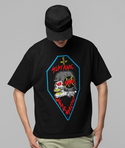 MERCHMOMENT Slayer - Slaytanic Jumbo Print T-Shirt [Apparel]